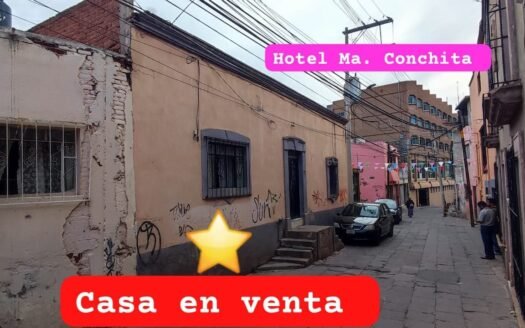 Casa atrás del Hotel María Conchita, Zac.