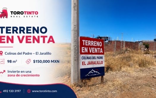 Terreno en Venta en el Jaralillo – Zona de Colinas del Padre