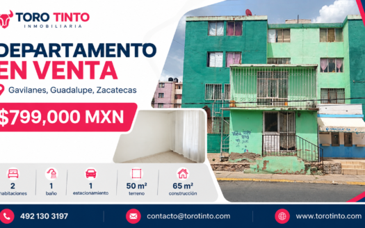 Departamento en Venta en Gavilanes, Guadalupe, Zacatecas